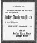 Ortenberg TA Freiherr Th von Hirsch 1916.jpg (81608 Byte)